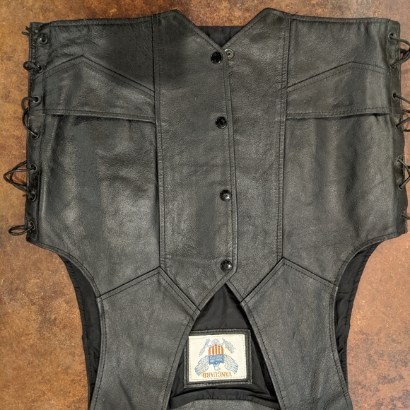 Vanguard Leather Vest - Picture 1 of 5